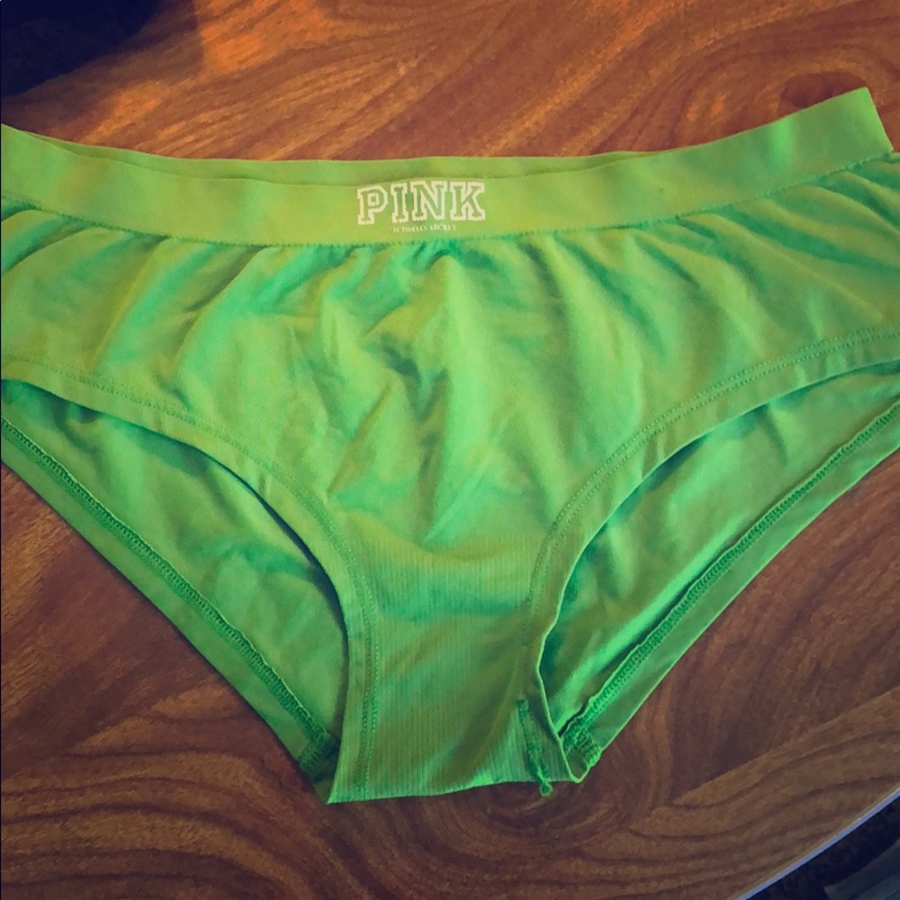 Woman’s pink panties